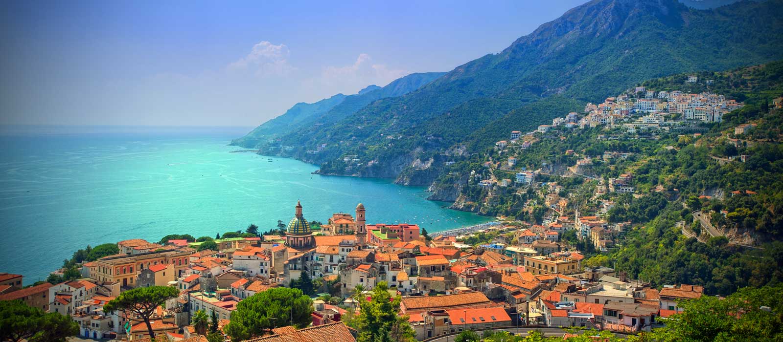 View From Salerno And The Coast